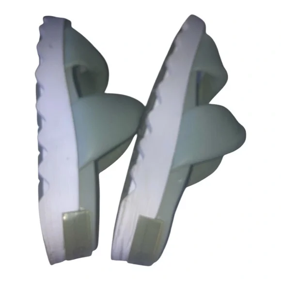 Sorel Women's Sandals in Light Green and White size 7 - Picture 6 of 9